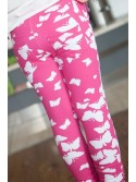 Girls\' pink leggings DZ7011 - Online store - Boutique